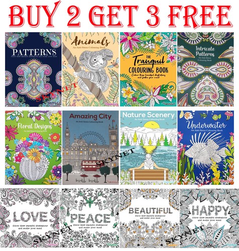 Adult anti stress colouring - adult, anti-stress