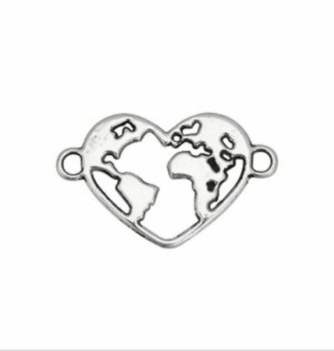10pcs tibetan silver heart - tibetan,